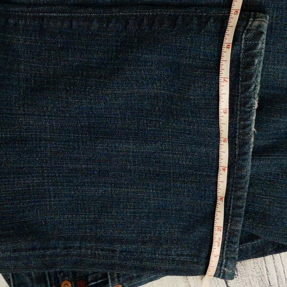 AG the Club Low Rise Bootcut Flare Medium Dark Wash Blue Denim Jeans 30R - Picture 7 of 15